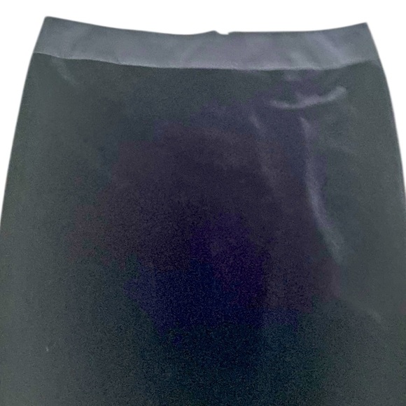 JS Collections Black Pencil velvet stretchy Skirt back zip size 8 - Picture 3 of 7